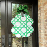 Christopher Bamboo Shamrock Door Hanger