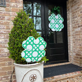 Christopher Bamboo Shamrock Door Hanger