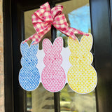 The Three Peep Friends Door Hanger