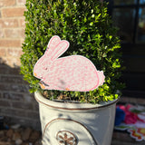 Blossom Pink Bunny Pot Stake - HTH X Honey Bear Pages