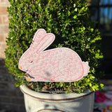 Blossom Pink Bunny Pot Stake - HTH X Honey Bear Pages