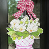 Lacey Magnolia Vase Door Hanger