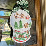 Ricky the Snow Globe Door Hanger