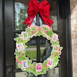 Merry Mahjong Christmas Wreath - HTH x Stylin' Brunette