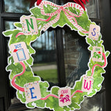 Merry Mahjong Christmas Wreath - HTH x Stylin' Brunette