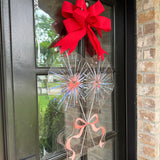 Acrylic Patriotic Fireworks Door Hanger