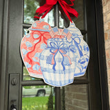 Abigail  Patriotic Vases Grouping Door Hanger