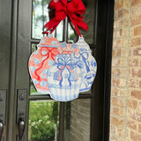 Abigail  Patriotic Vases Grouping Door Hanger