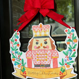 Nutcracker with Banner Door Hanger