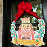 Nutcracker with Banner Door Hanger