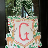 Reindeer Crest Door Hanger