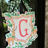 Reindeer Crest Door Hanger