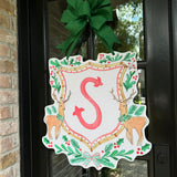 Reindeer Crest Door Hanger