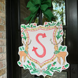 Reindeer Crest Door Hanger