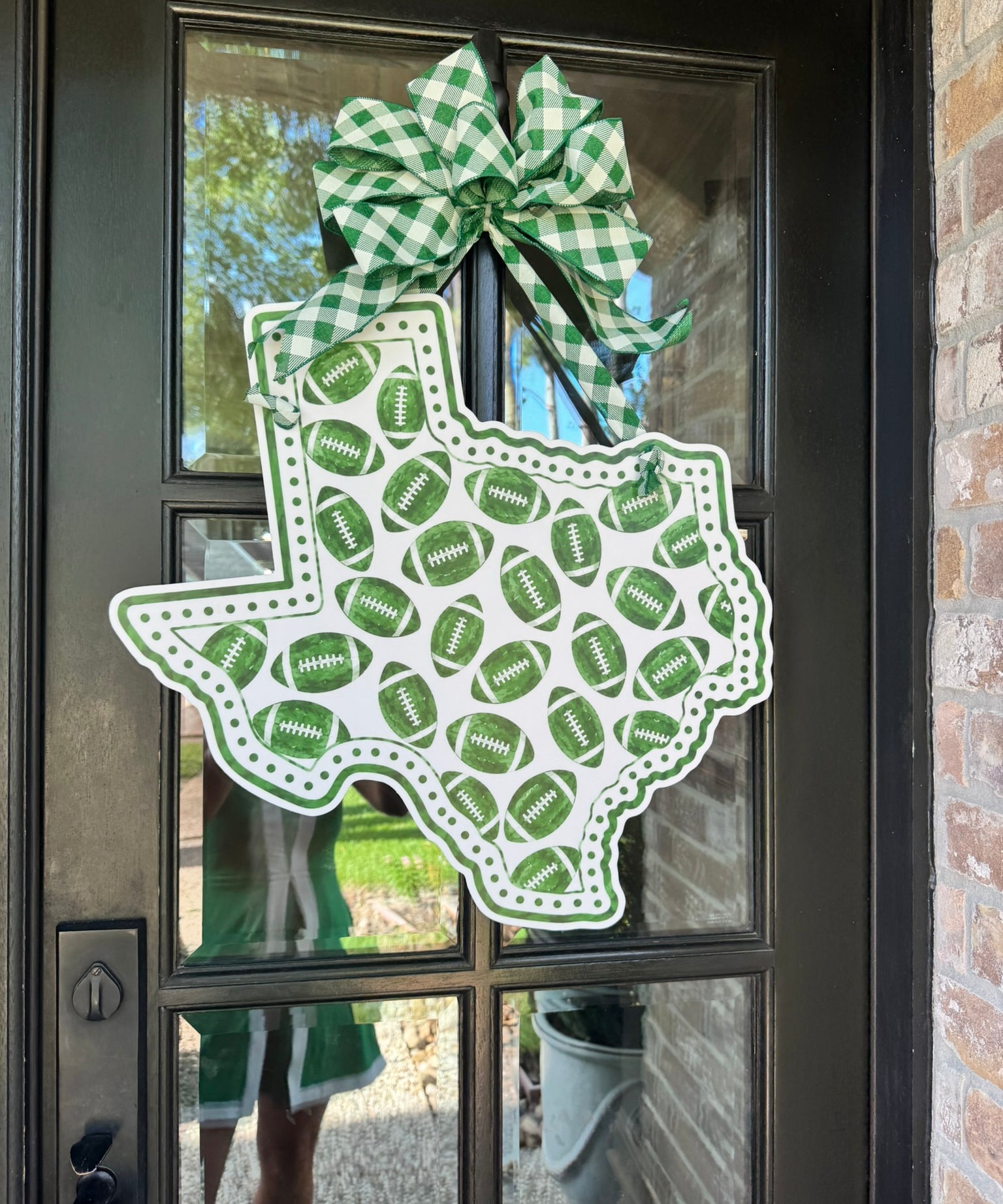 State of Texas Football Door Hanger - Multiple Colorways