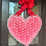 Pink Heart with Mini Hearts Door Hanger - HTH x Be Sweet Ink