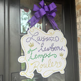 Let the Good Times Roll Mardi Gras Door Hanger - HTH x Morgan Krulisky