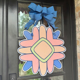 Round Top Wildflower Door Hanger HTH x Lauren Clyburn Art
