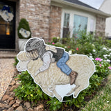Bennett Mutton Bustin' Door Hanger HTH x Lauren Clyburn Art