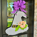 Maleficient Rattan Witch Hat Door Hanger
