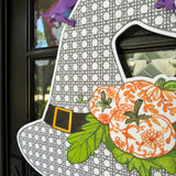 Maleficient Rattan Witch Hat Door Hanger