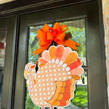 Rattan Orange Turkey Door Hanger