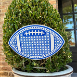 Rattan Football with Dots Pot Stakes - Multiple Colorways