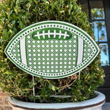 Rattan Football with Dots Pot Stakes - Multiple Colorways