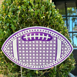 Rattan Football with Dots Pot Stakes - Multiple Colorways