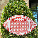 Rattan Football with Dots Pot Stakes - Multiple Colorways