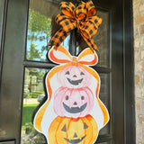 Lil Pumpkins Door Hanger - Porch Pumpkins x HTH