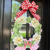 Magnolia Holiday Wreath Door Hanger