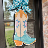 Wildflower Boots Pair Door Hangers - HTH x Lauren Clyburn Art