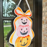 Lil Pumpkins Door Hanger - Porch Pumpkins x HTH
