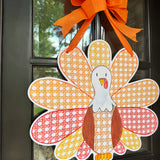 Rattan Orange Turkey Door Hanger