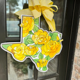 The Yellow Rose of Texas Door Hanger