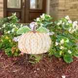 Sandra Jean the Orange Pumpkin Pot Stake