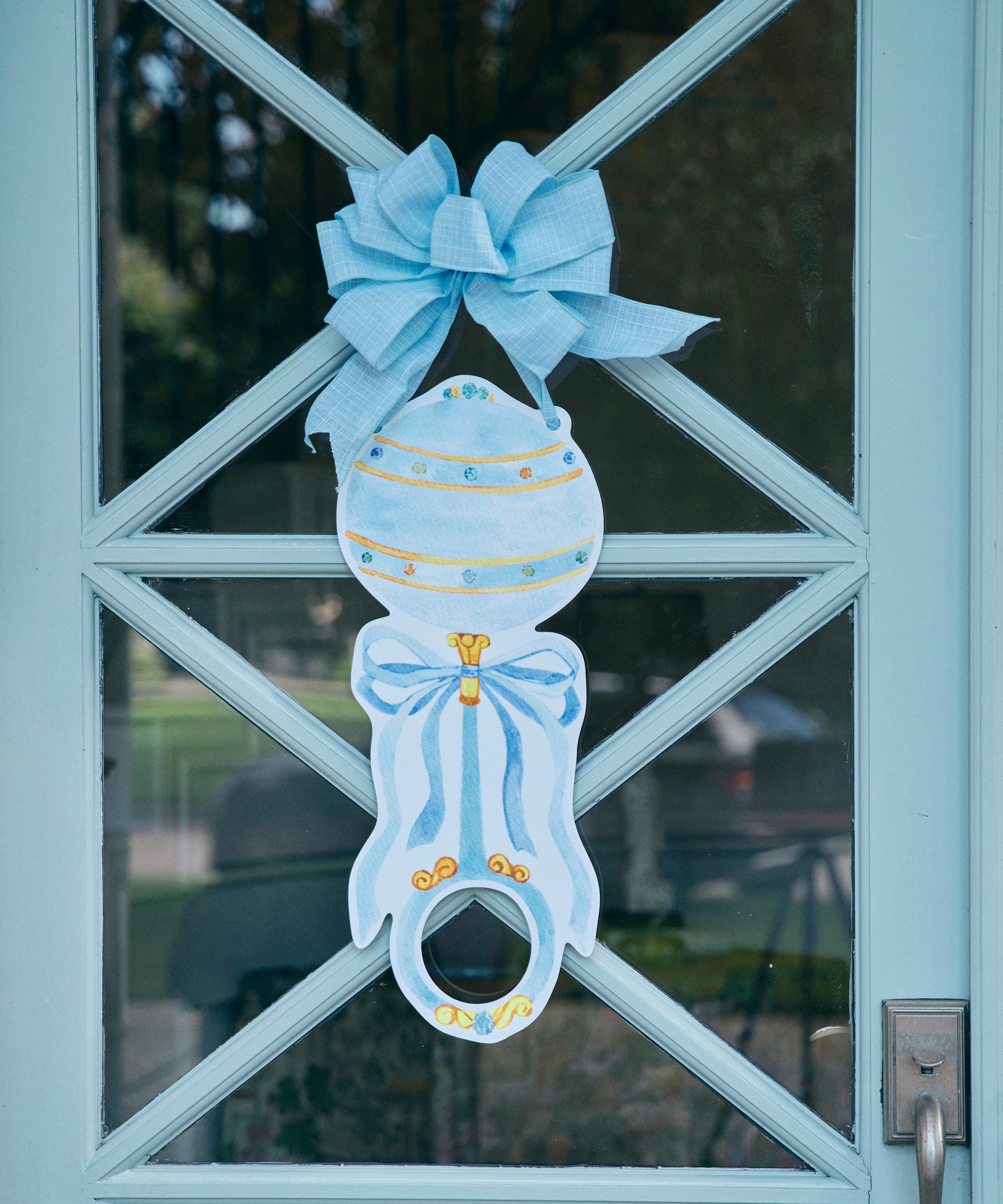Precious Little Gem Baby Rattle Door Hanger | Lindsey Leigh Jewelry x HTH