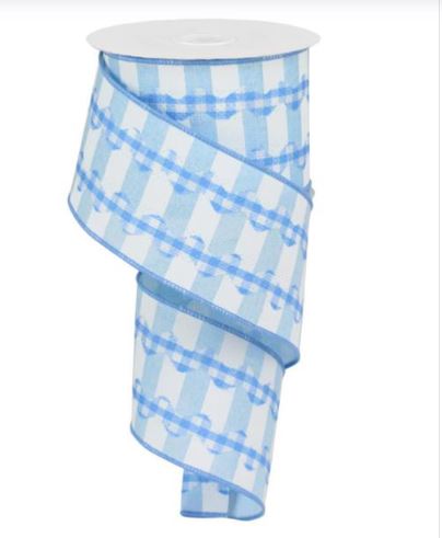 Light blue and white stripes with gingham ric rac.JPG