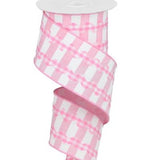 Light pink and white stripes with gingham ric rac.JPG