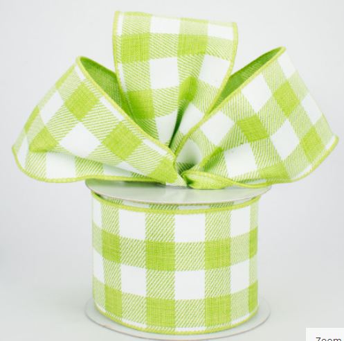 Lime Green and White Gingham.JPG