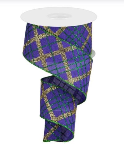 Mardi Gras Purple with Glitter Plaid.JPG