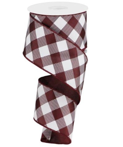 Maroon and White Gingham.JPG