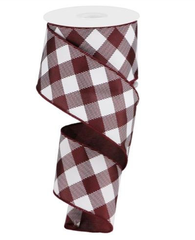 Maroon and White Gingham.JPG