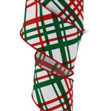 Red Green and White Christmas Windowpane Plaid RGE1653K2.JPG