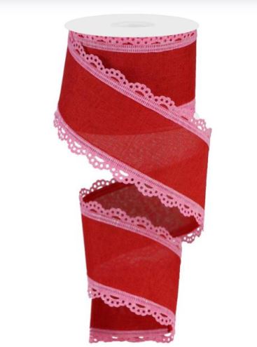 Red with Pink Scalloped Edges.JPG