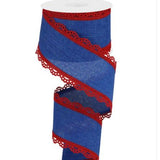 Royal Blue and Red Scalloped Edges.JPG