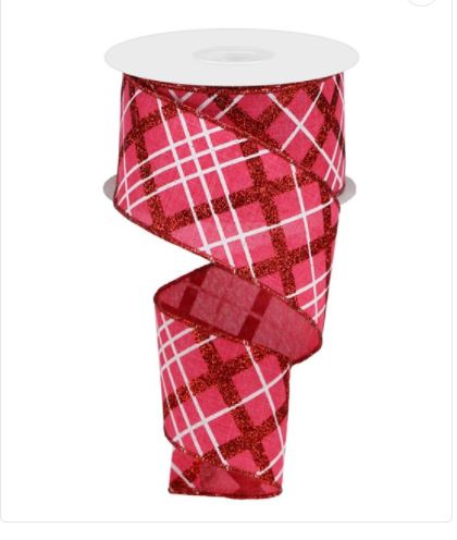 pink, red and white printed plaid with glitter.JPG