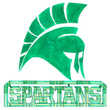 Stratford Spartans Door Hanger